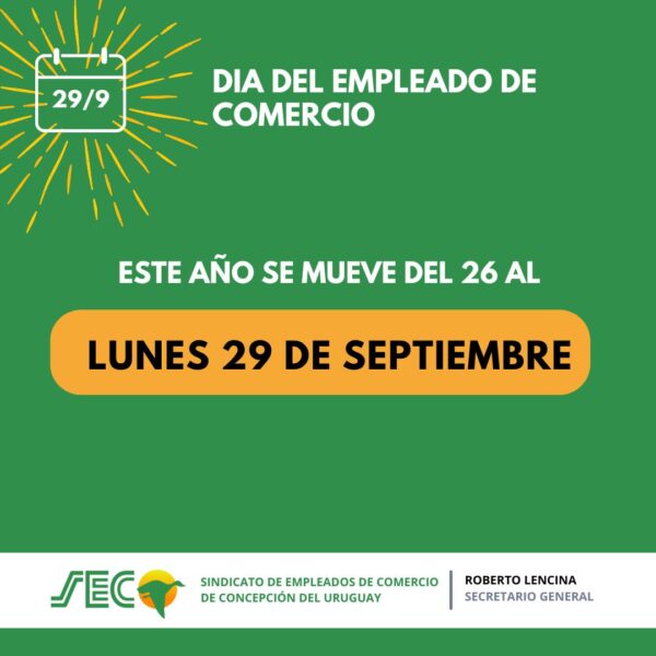 Día de los Empleados de Comercio