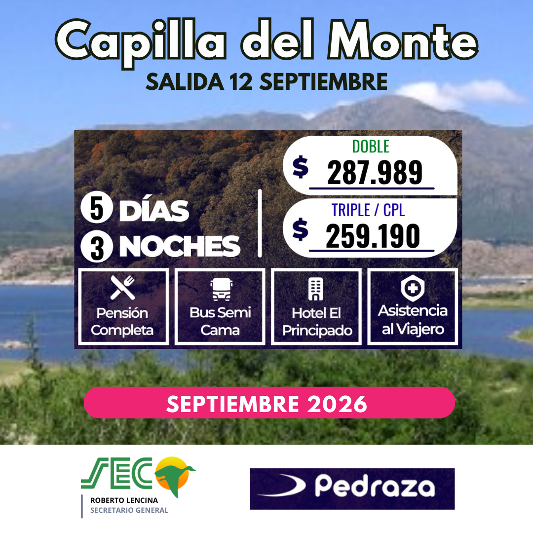 En este momento estás viendo ¿Y si nos vamos a Capilla del Monte?