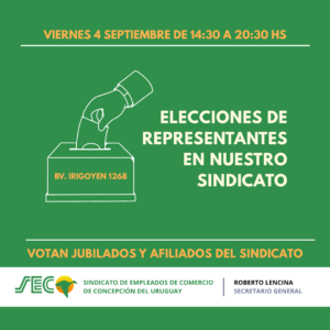 Lee más sobre el artículo Elecciones el nuestro sindicato