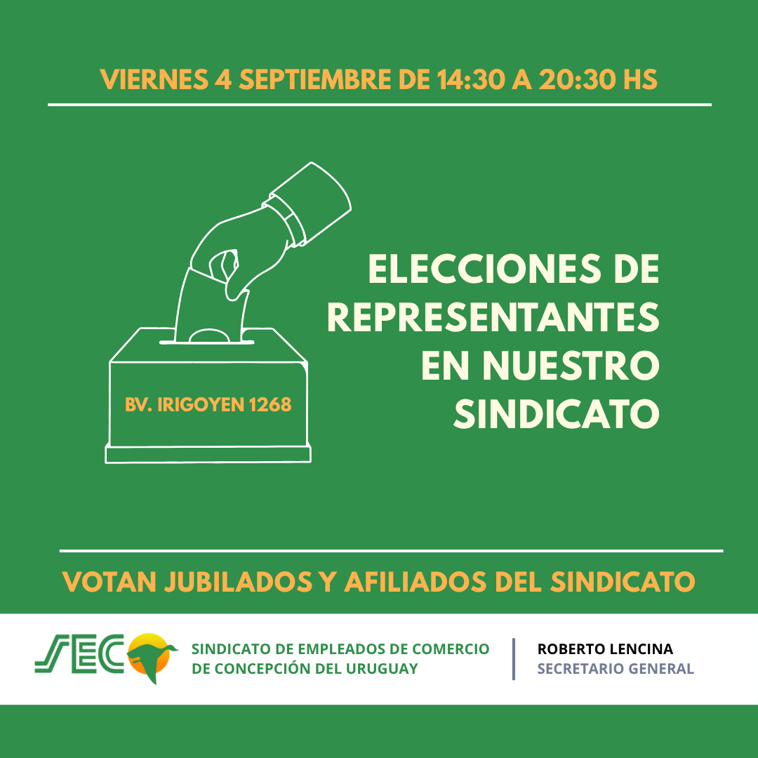 Lee más sobre el artículo Elecciones el nuestro sindicato